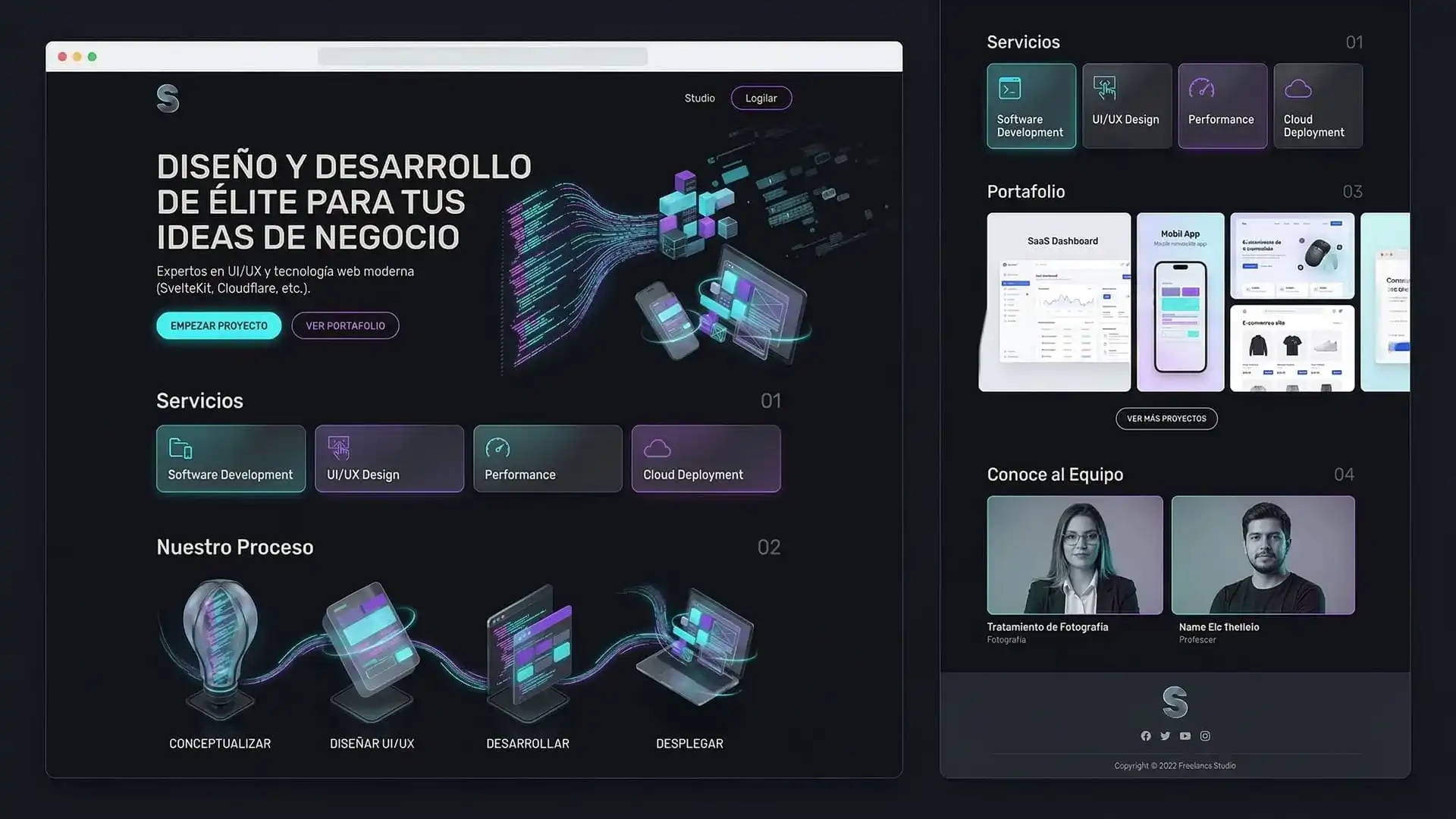 Dev Studio Landing